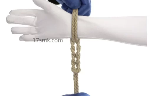 基础绳艺教程教学图解-13.麻绳（猫爪单柱缚）