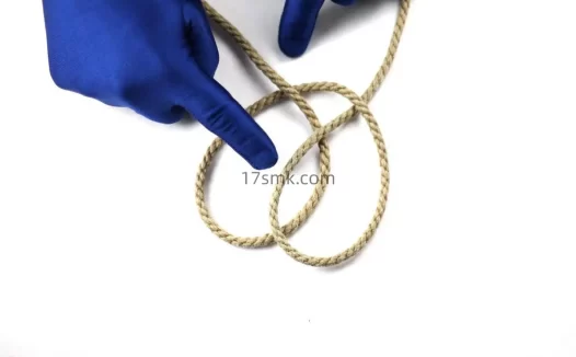 基础绳艺教程教学图解-22.麻绳(快速绳K/德州手K)