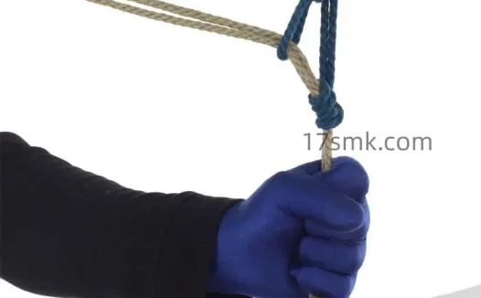 基础绳艺教程教学图解-18.麻绳（移动抓结）