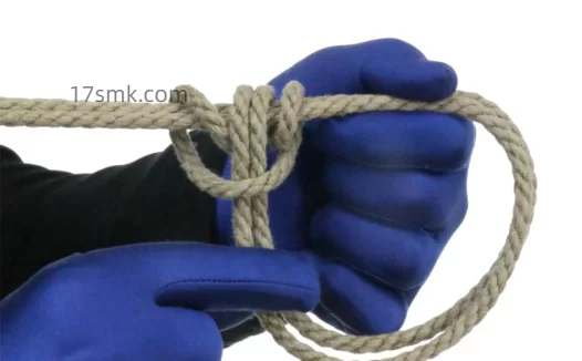 基础绳艺教程教学图解-16.麻绳（普鲁士枷锁）