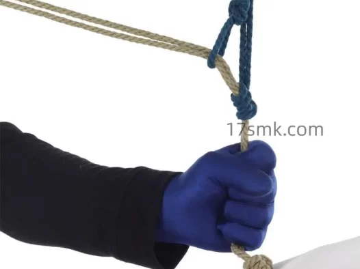 基础绳艺教程教学图解-18.麻绳（移动抓结）