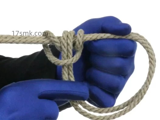 基础绳艺教程教学图解-16.麻绳（普鲁士枷锁）