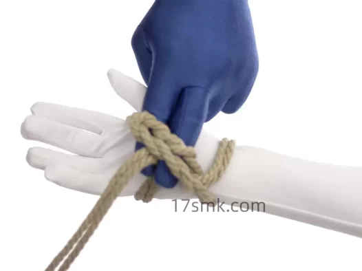 基础绳艺教程教学图解-19.麻绳（鞭打手K）