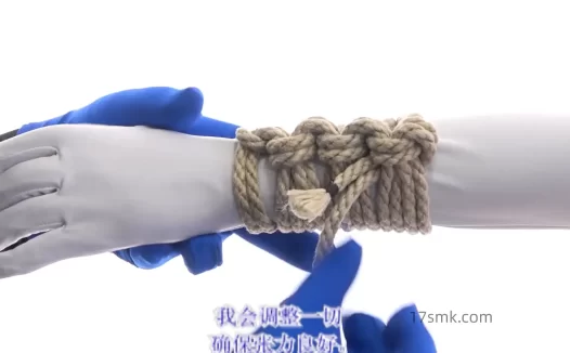 绳艺基础教程（视频系列）-反扣穿插手套