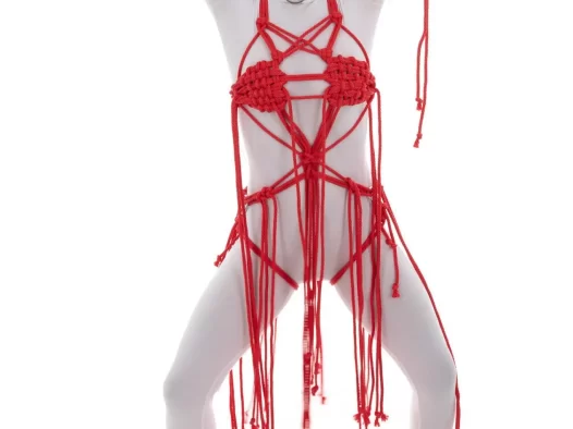 高级绳艺教程视频教学pdf详细图解版-Suspiria Volk 礼服