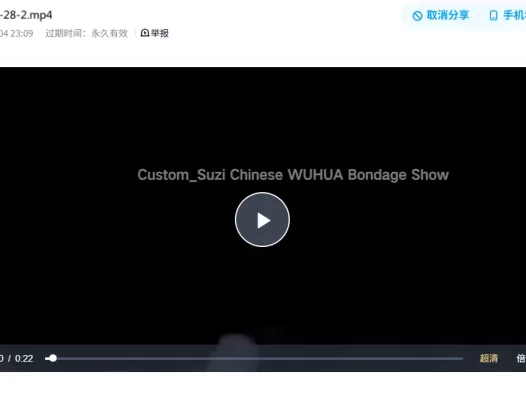 绳艺网站视频-半岛束艺（定拍苏子五花长时放~苏）