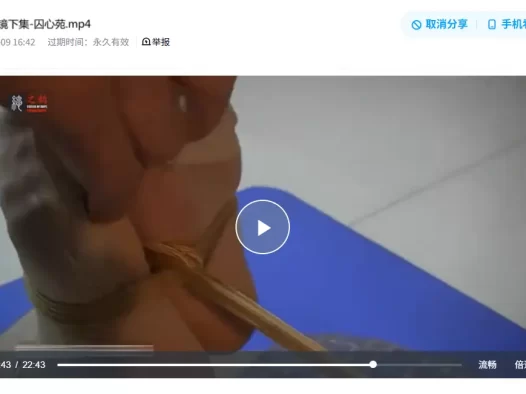 灰度绳艺视频随心原创紧缚系列-安琪试镜下集-囚心苑