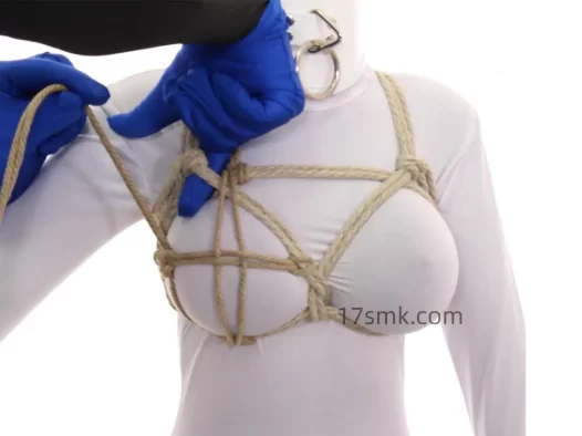 绳艺工作室绳束教程-乳笼